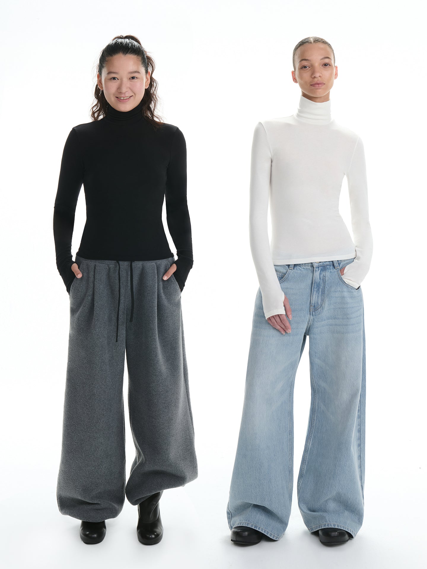 Relaxed Turtleneck T-Shirt