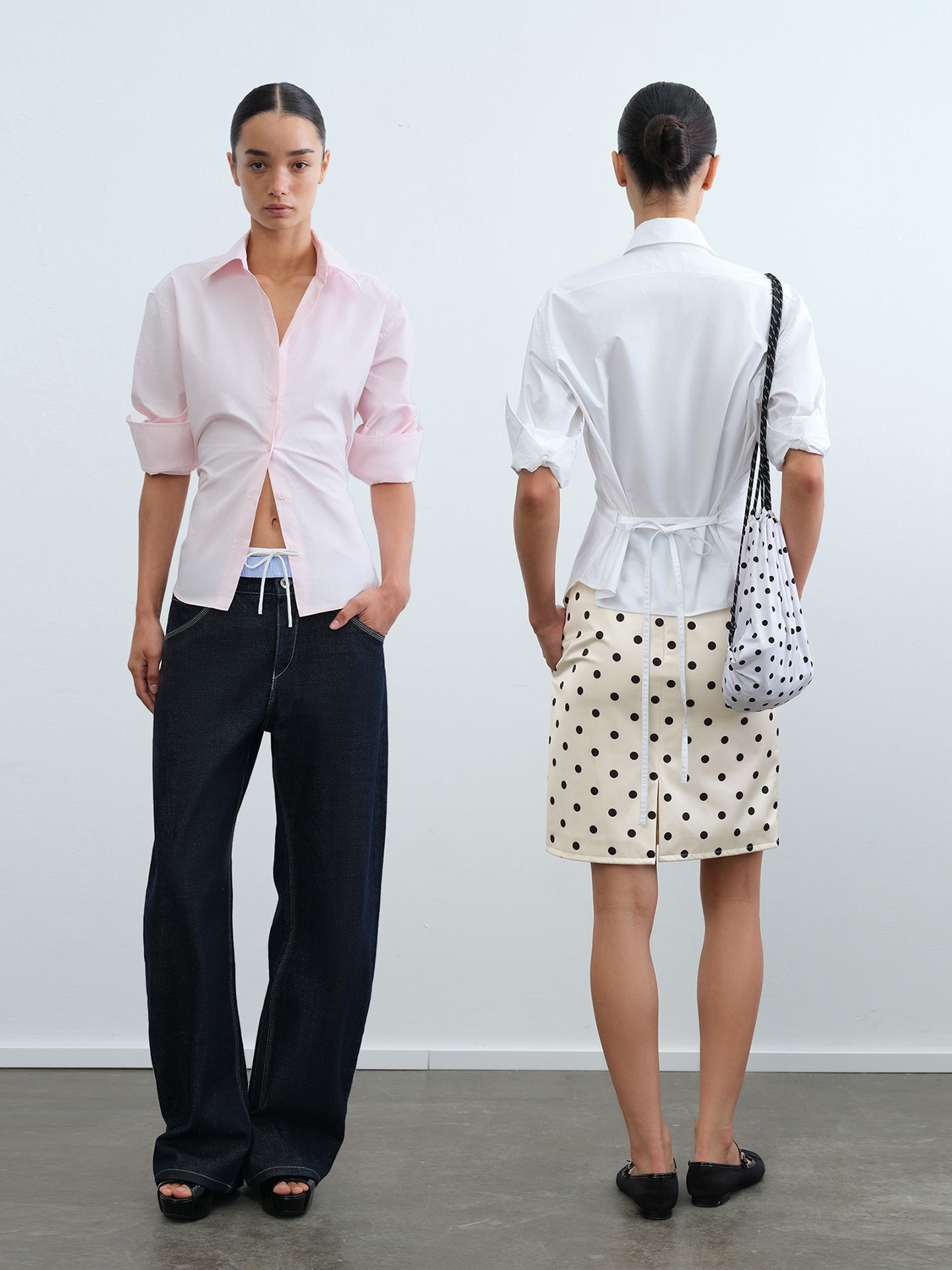 Two-Way Tie-Waist Shirt