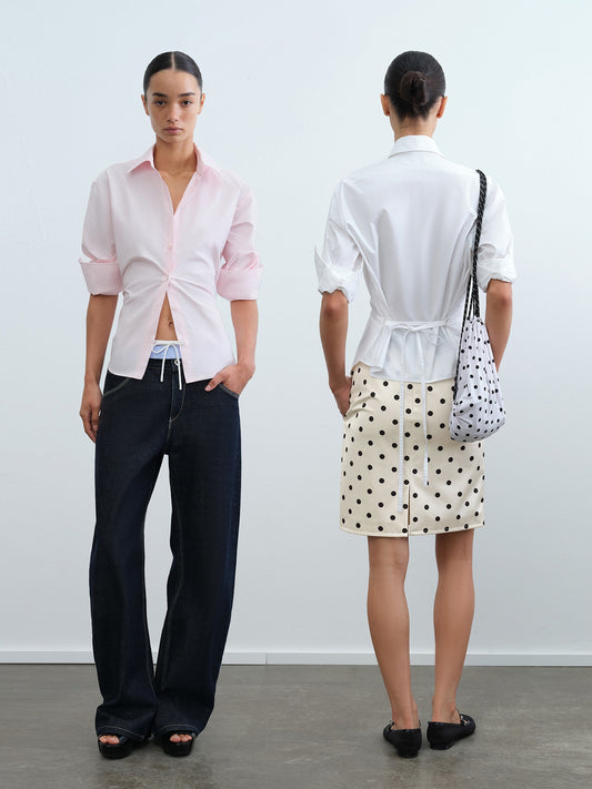 Two-Way Tie-Waist Shirt