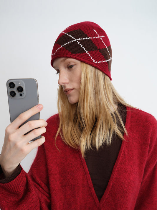 Diamond Wool Beanie