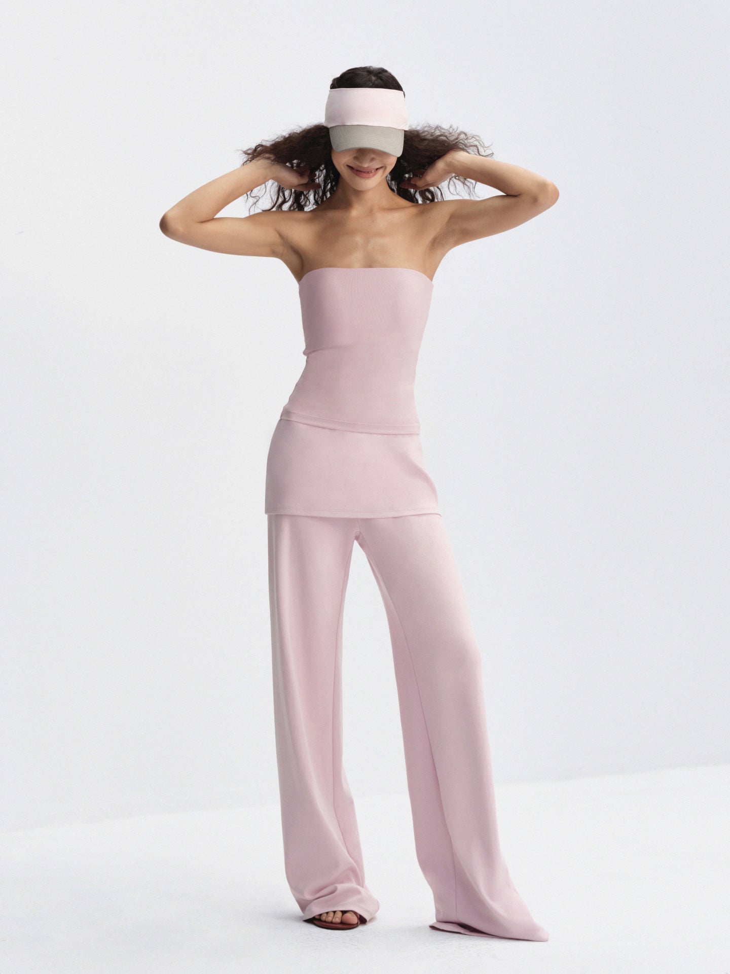 “Take a Walk” Layered Wide-Leg Pants
