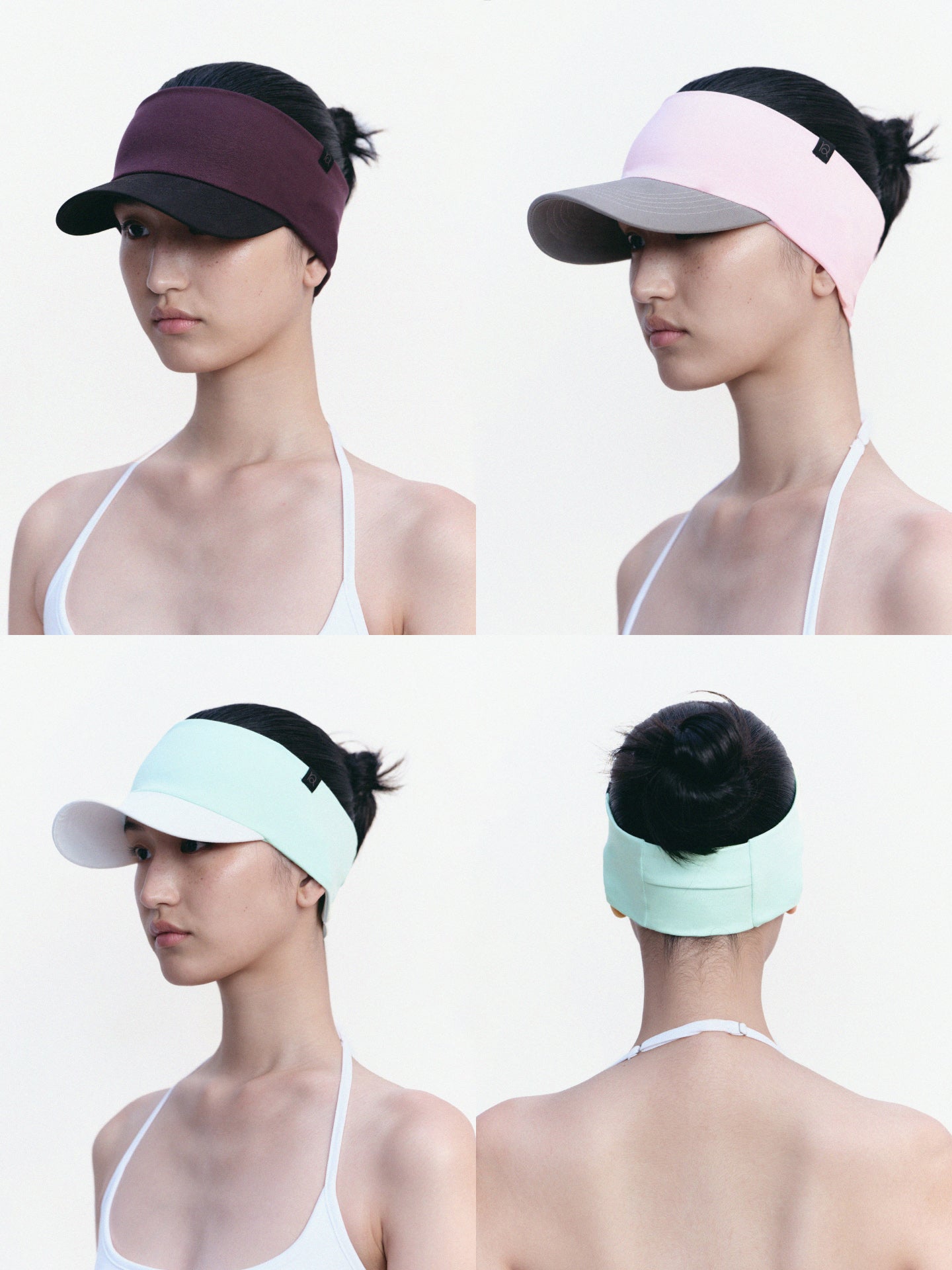 Elastic Yoga Visor Headband Cap