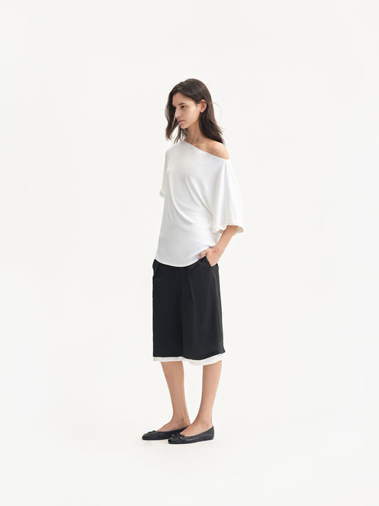 “Shore Breeze” Linen Bermuda Shorts
