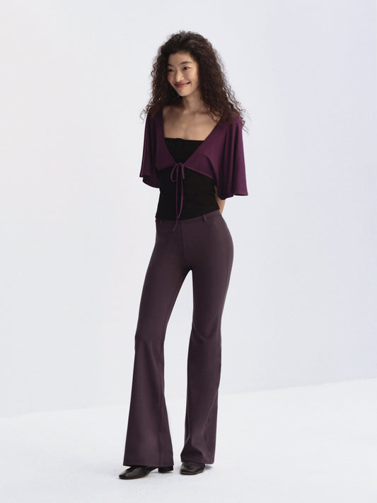 Tie-Front Cropped Cover-Up