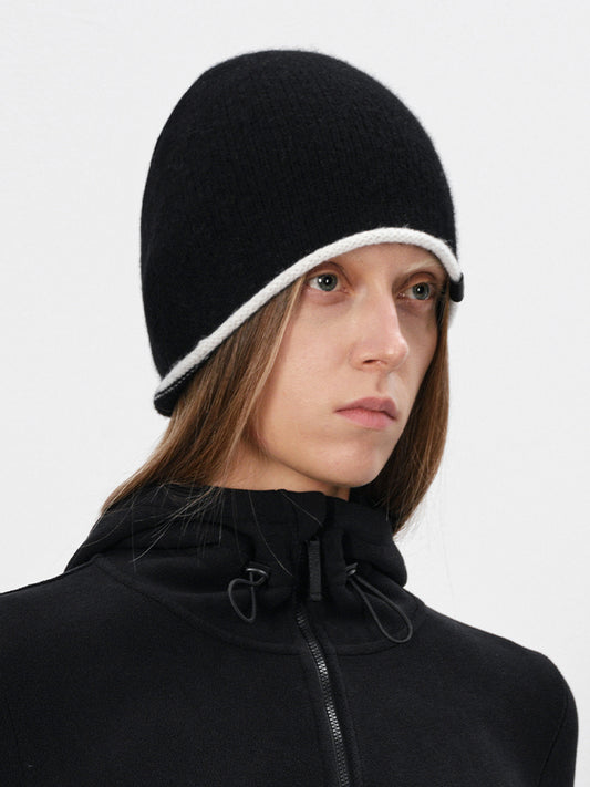 The Color Block Cashmere Beanie