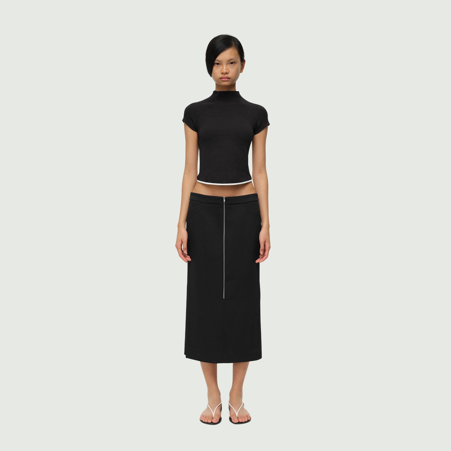 "The Hourglass" Two-way Tailored Skirt