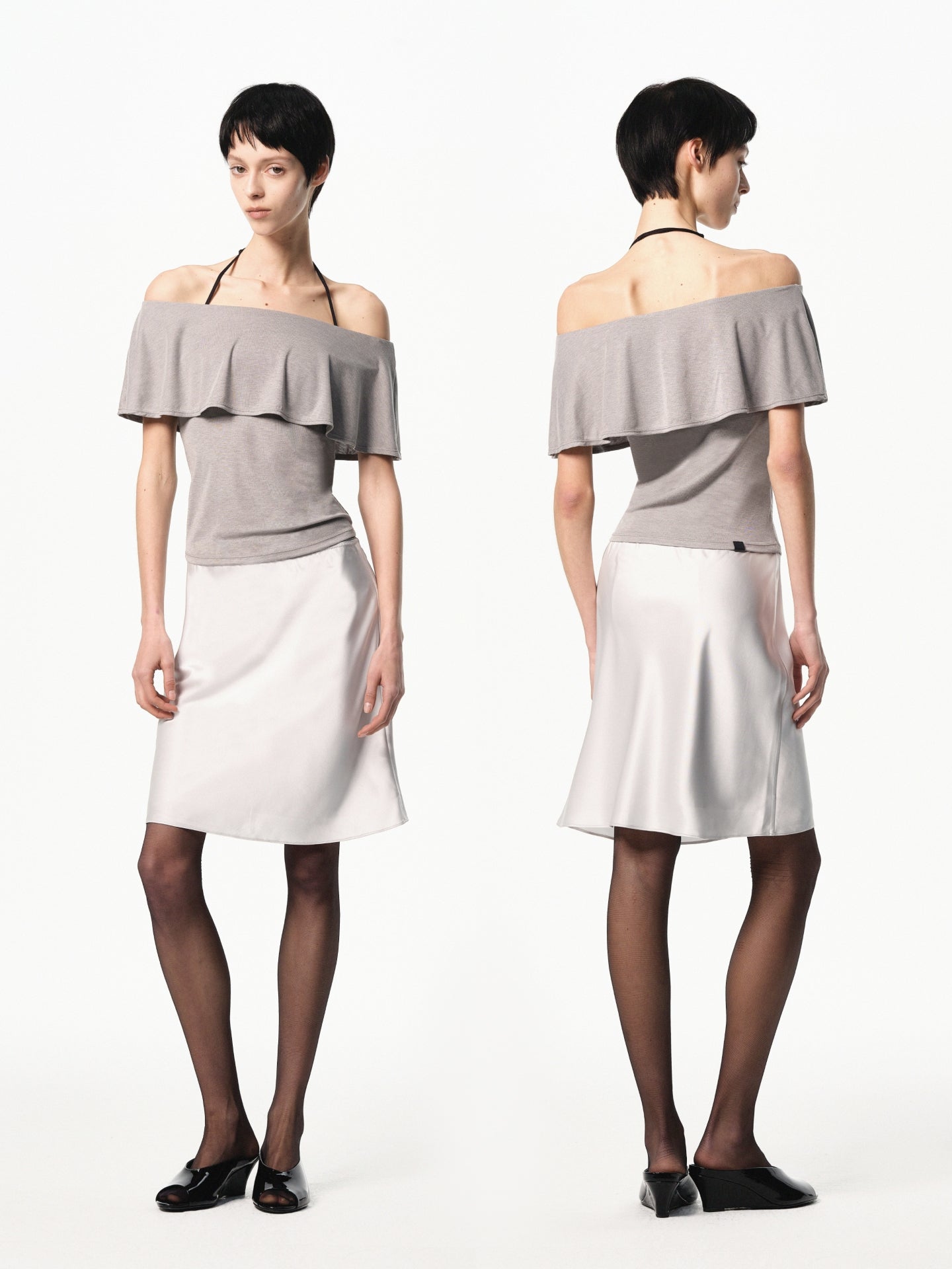 “Lilt” Off-shoulder Layered Top