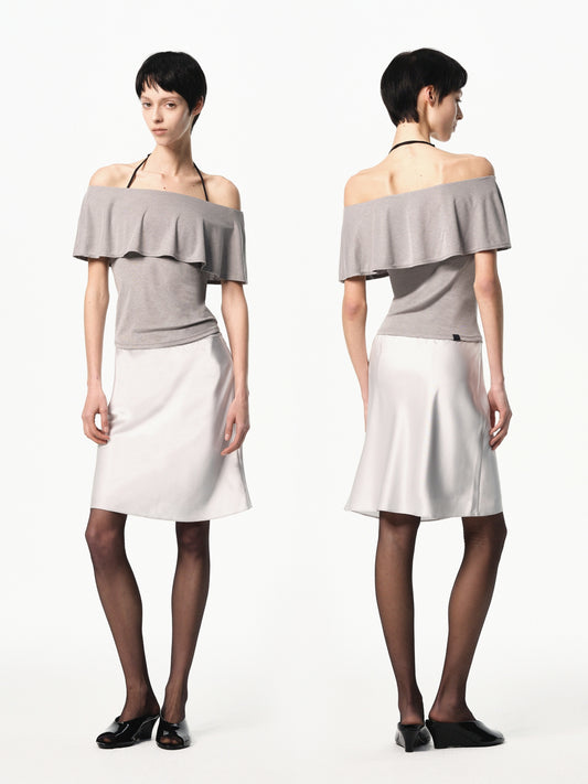 “Lilt” Off-shoulder Layered Top