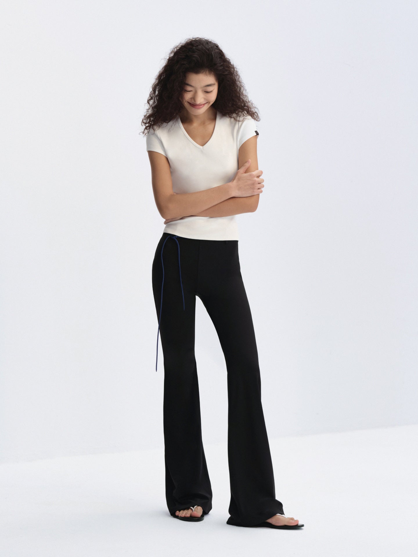 “Hourglass” V-Neck T-Shirt