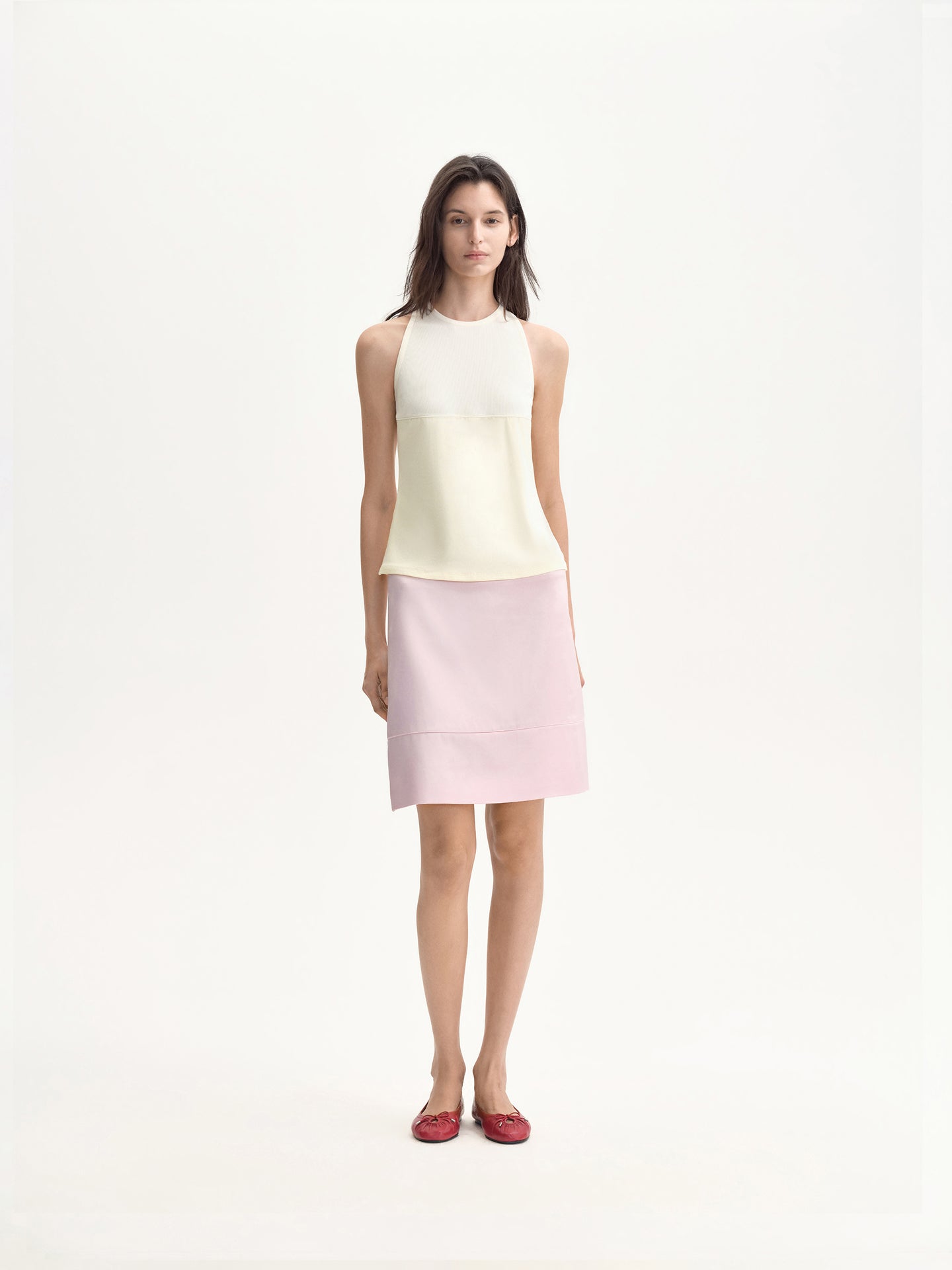 Modal Contrast Layered Tank Top