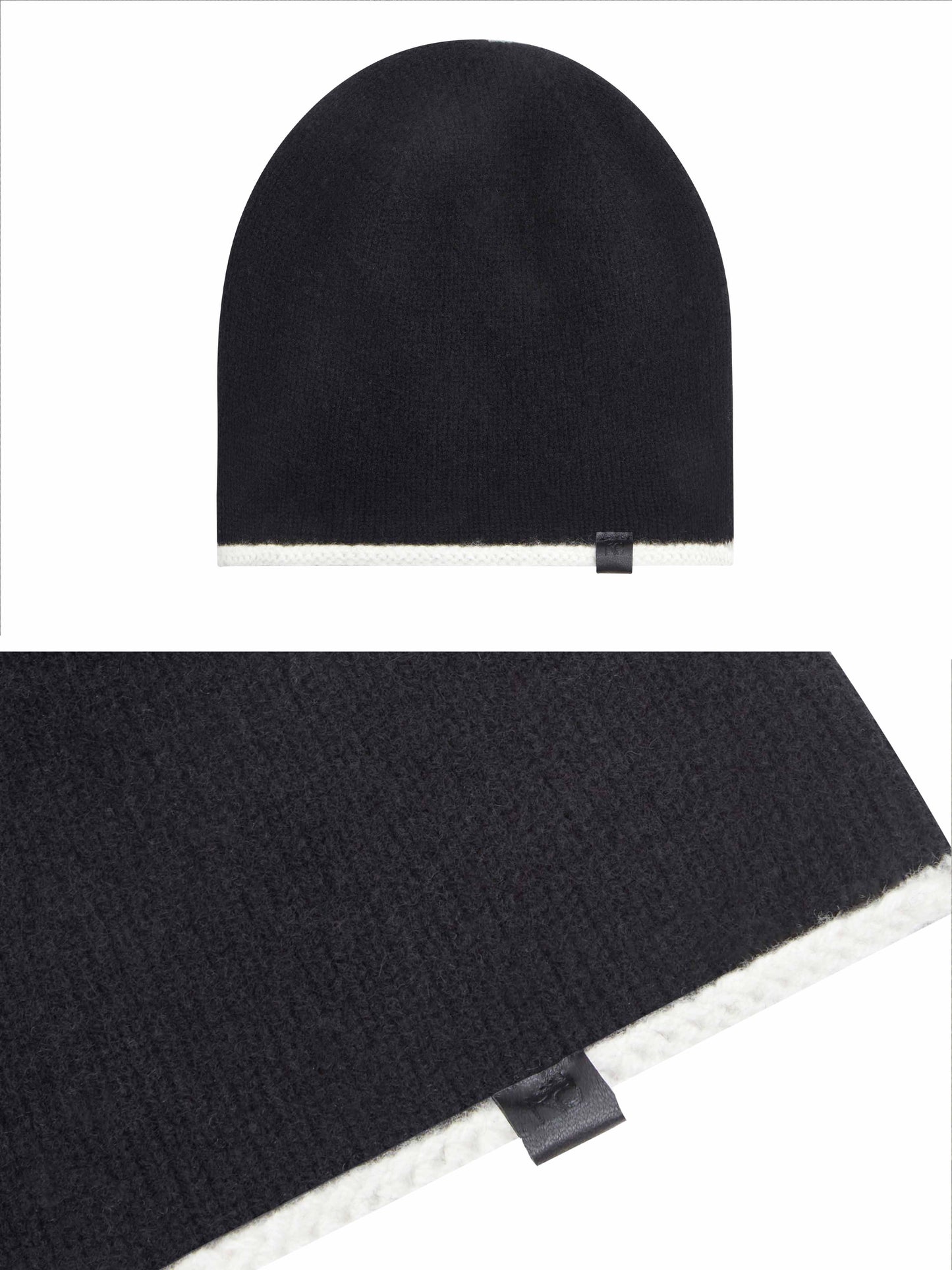 The Color Block Cashmere Beanie