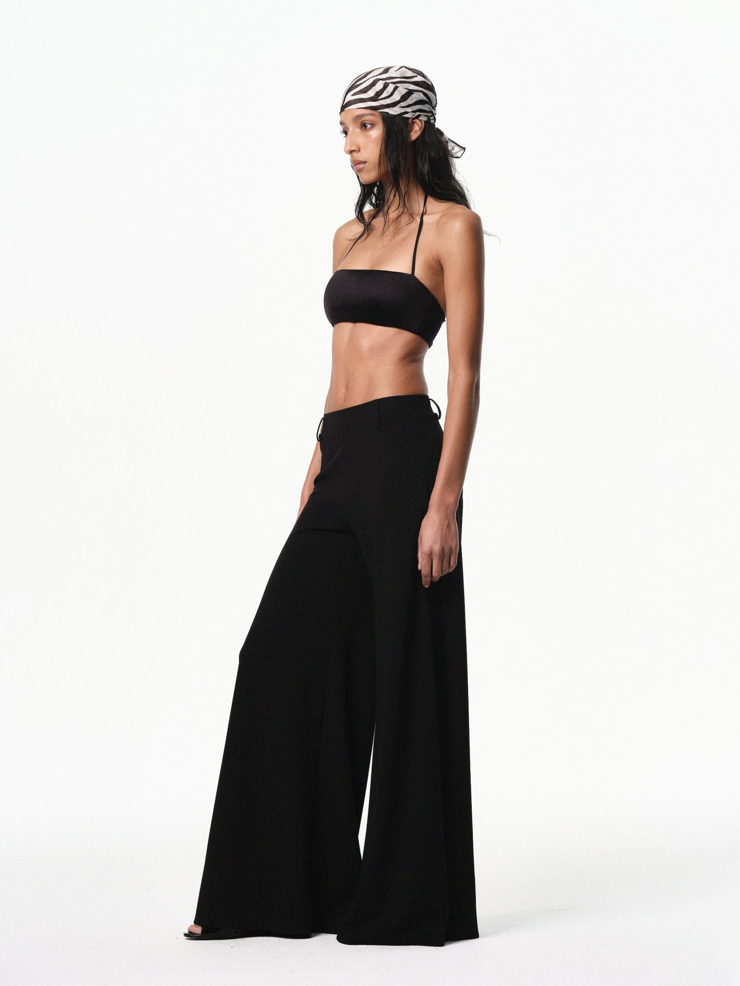 “Layered” Satin Halterneck Bralette