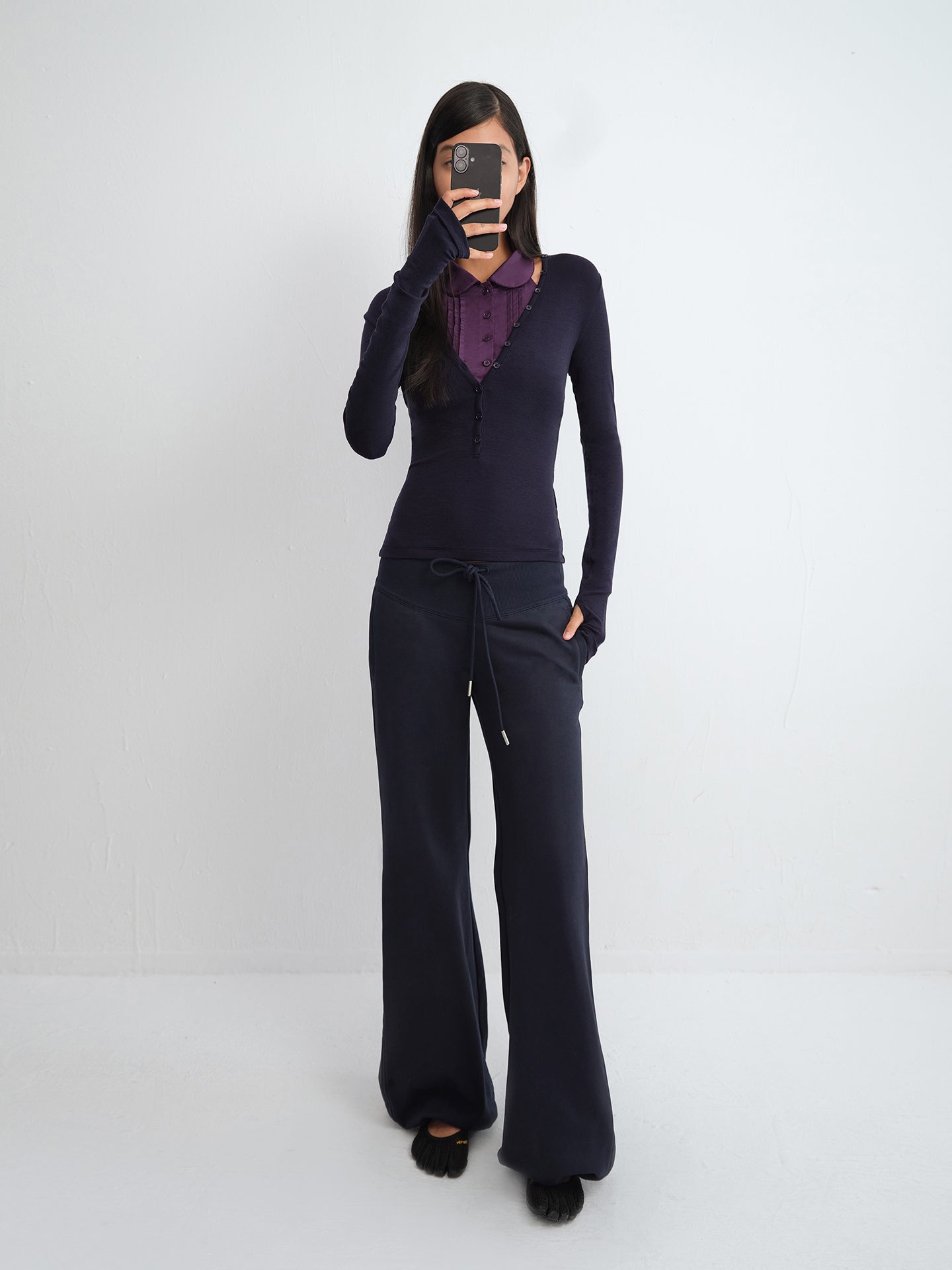 "Take A Walk" Flared Sweat Pants