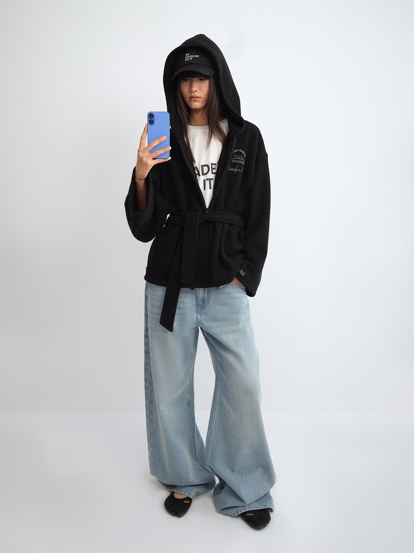 CFC Club Embroidered Robe Coat