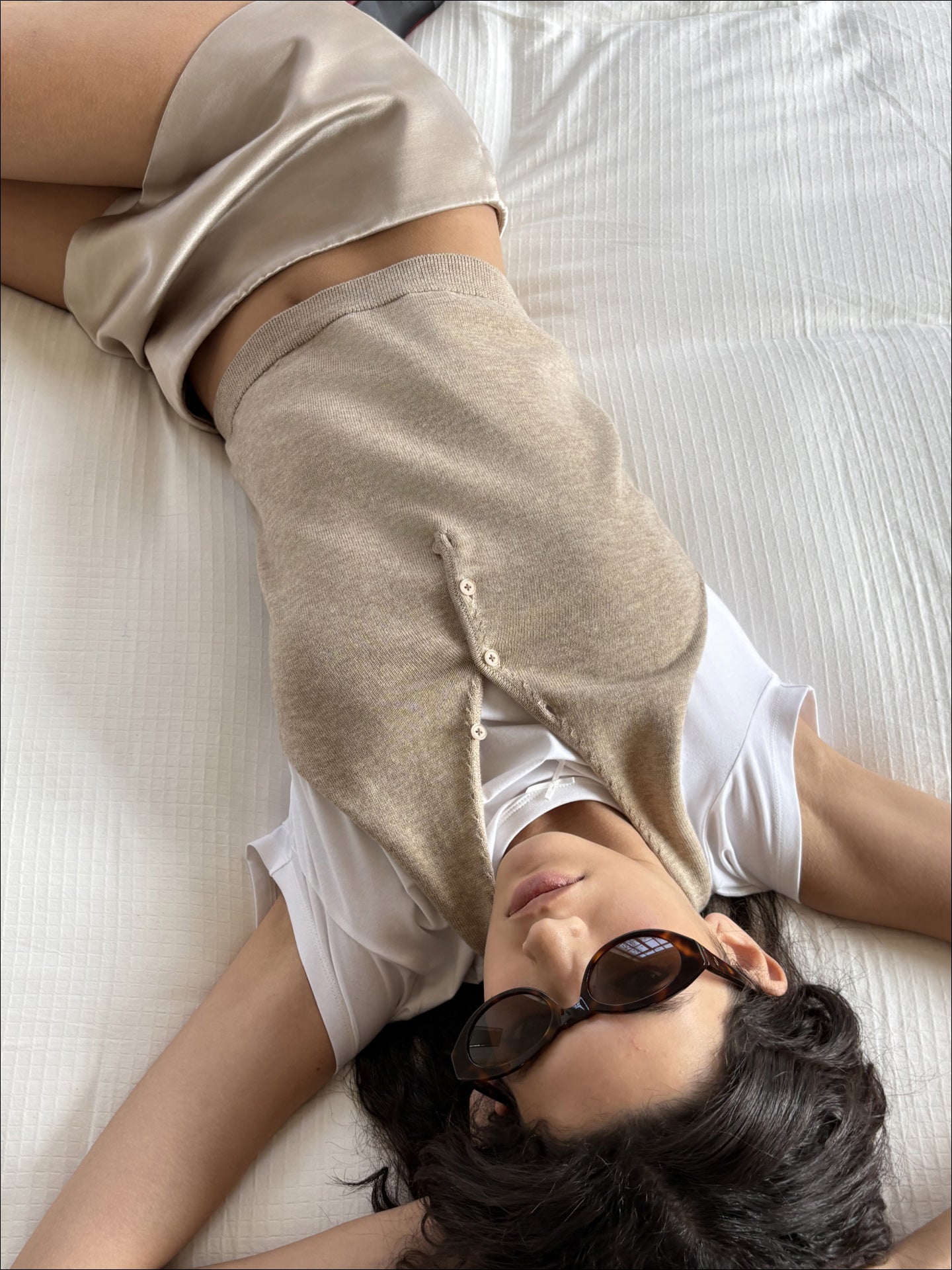 “Poise” Adjustable V-neck Knit Top