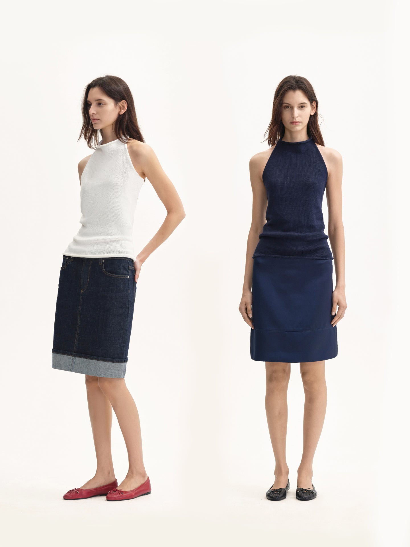 “Holiday Mood” Linen Knit Open-back Top