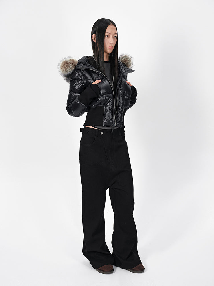 The Detachable Sleeve Fitted Down Jacket