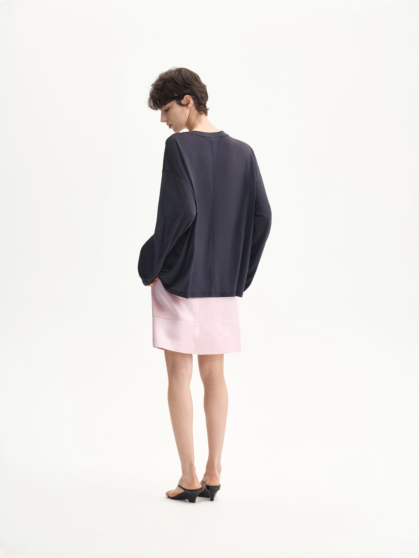 “Paper Silhouette” Sheer Acetate T-shirt