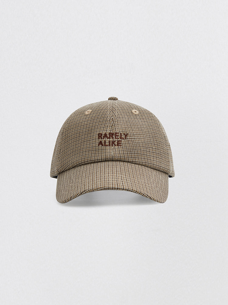 The Check Logo Embroidered Cap