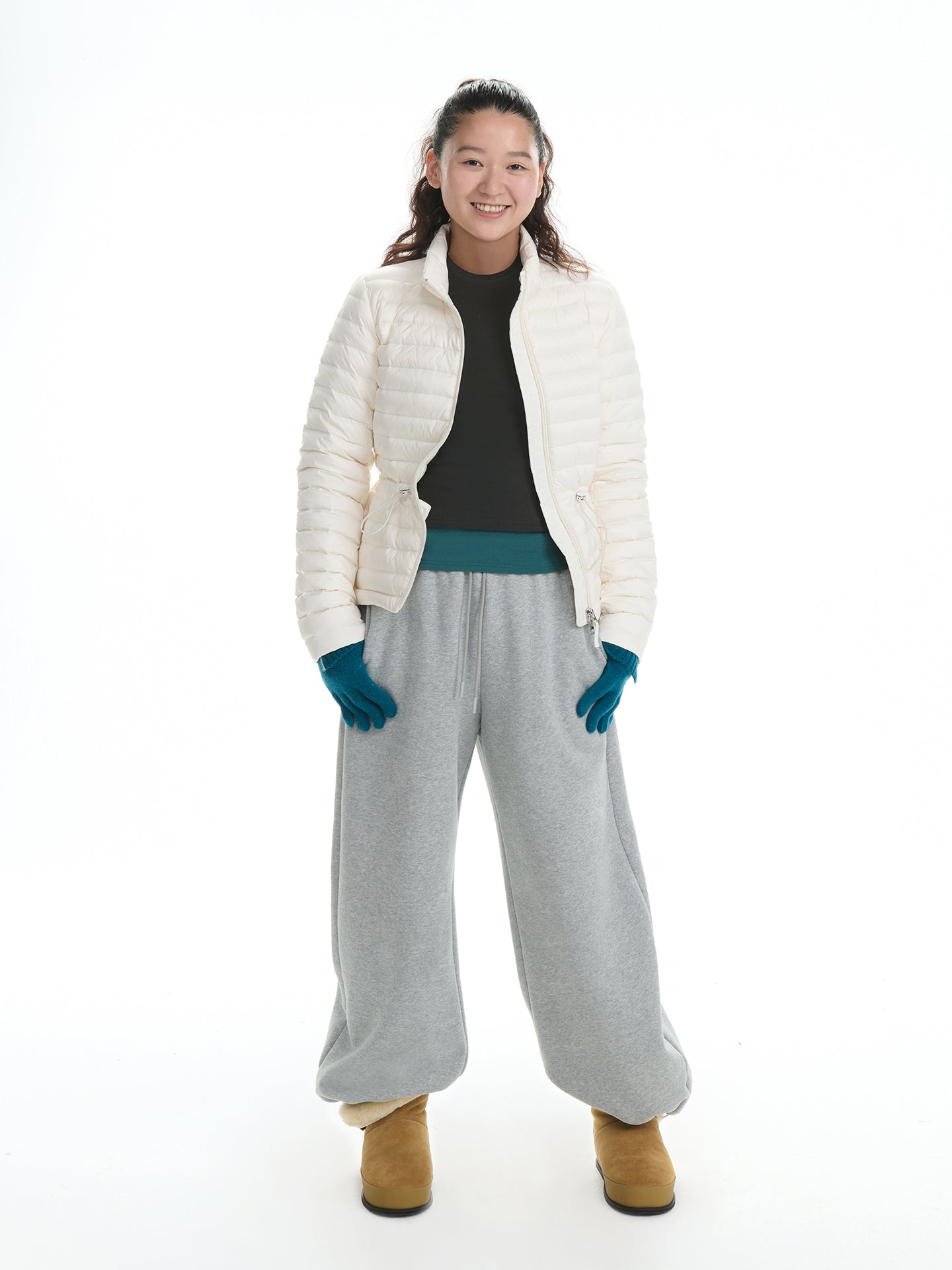 Adjustable Waist Down Jacket