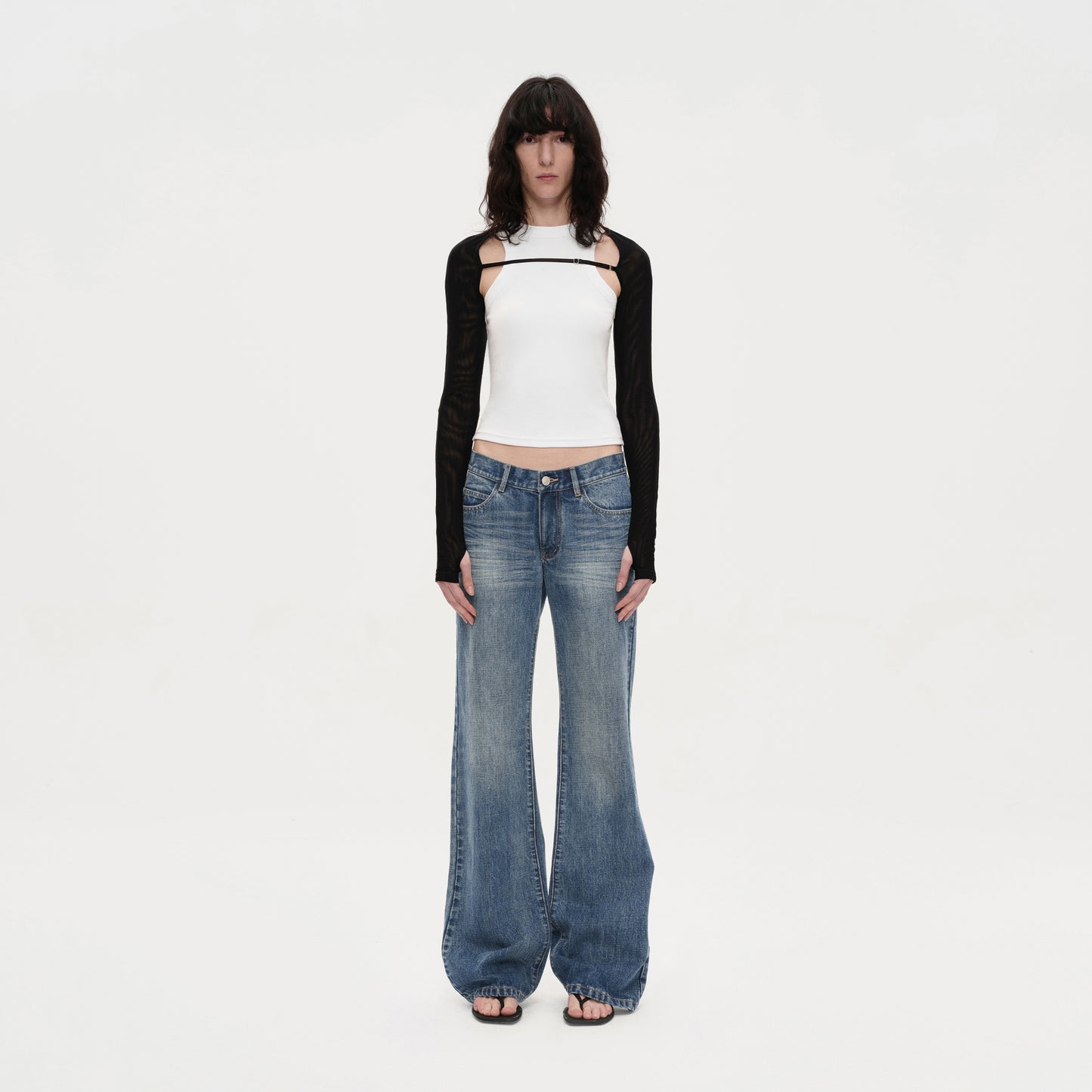 The Essentail Low Waist Flared Jeans
