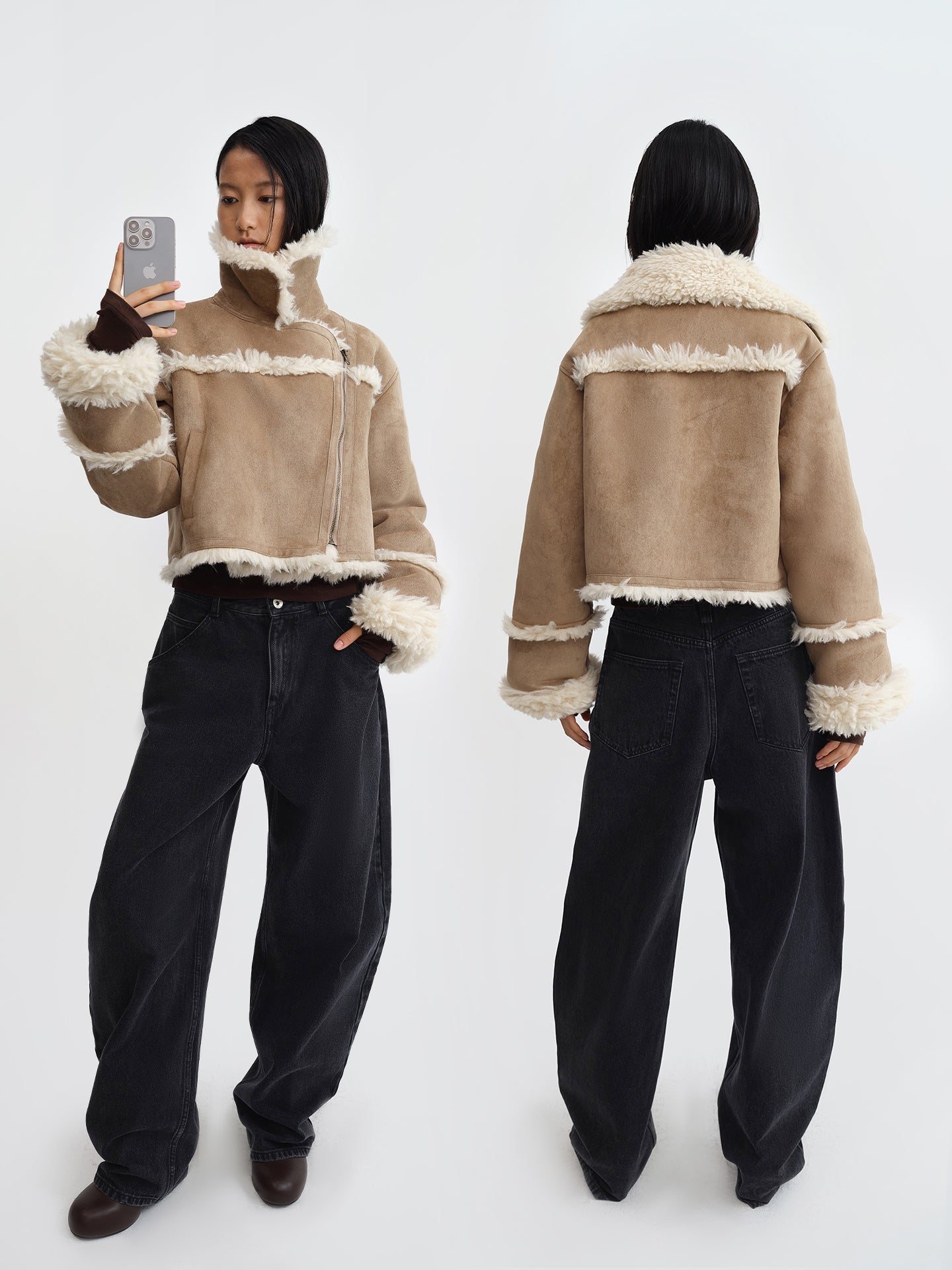 Tilda Mid-Rise Banana Denim Pants