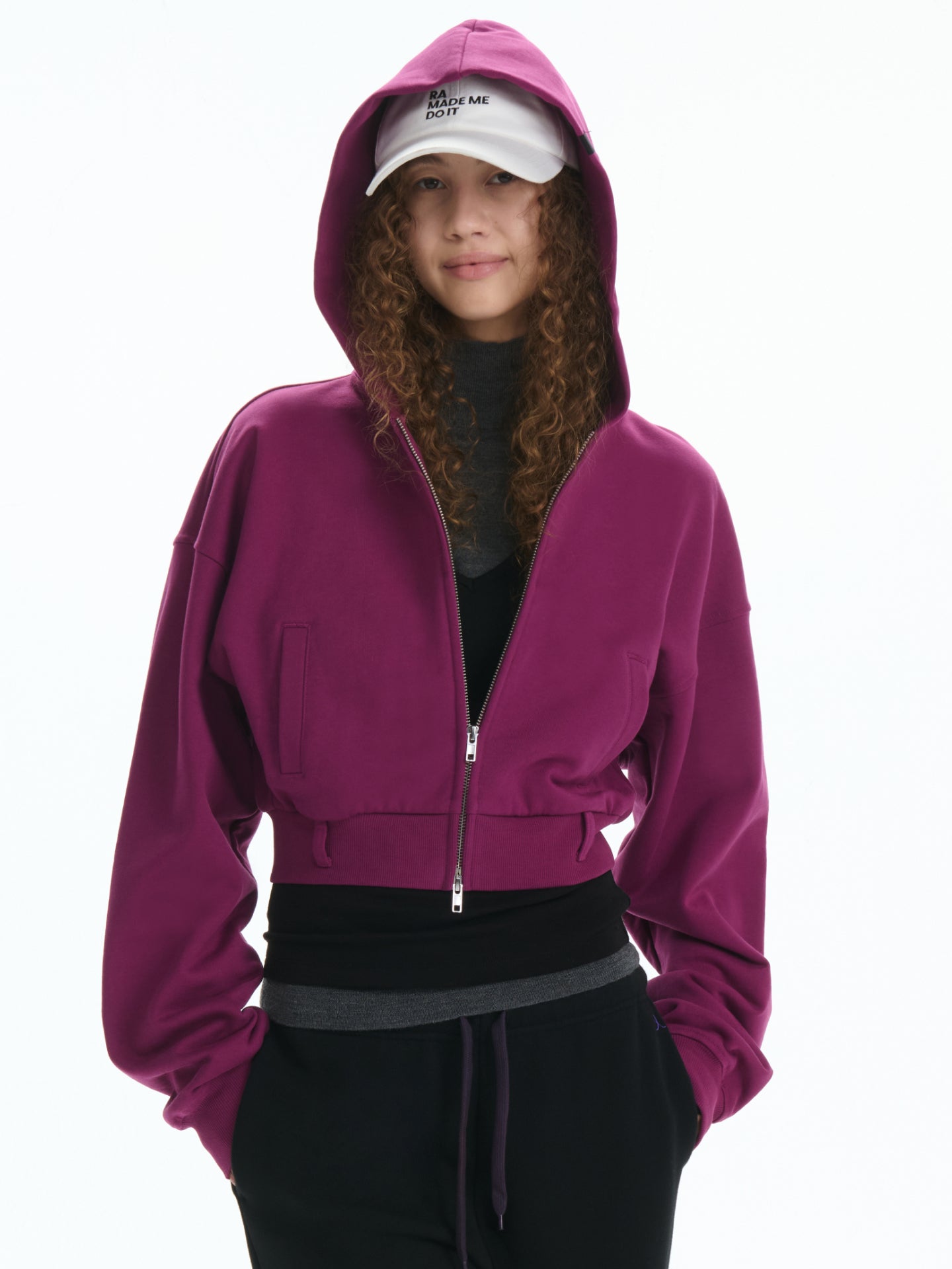 "Take a Walk" Cropped Hoodie