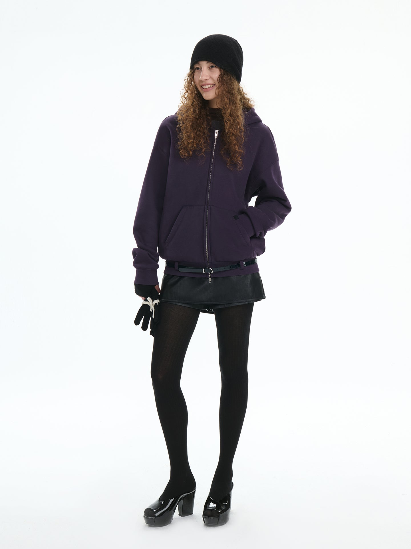 "Take a Walk"  Relaxed Fleece Hoodie