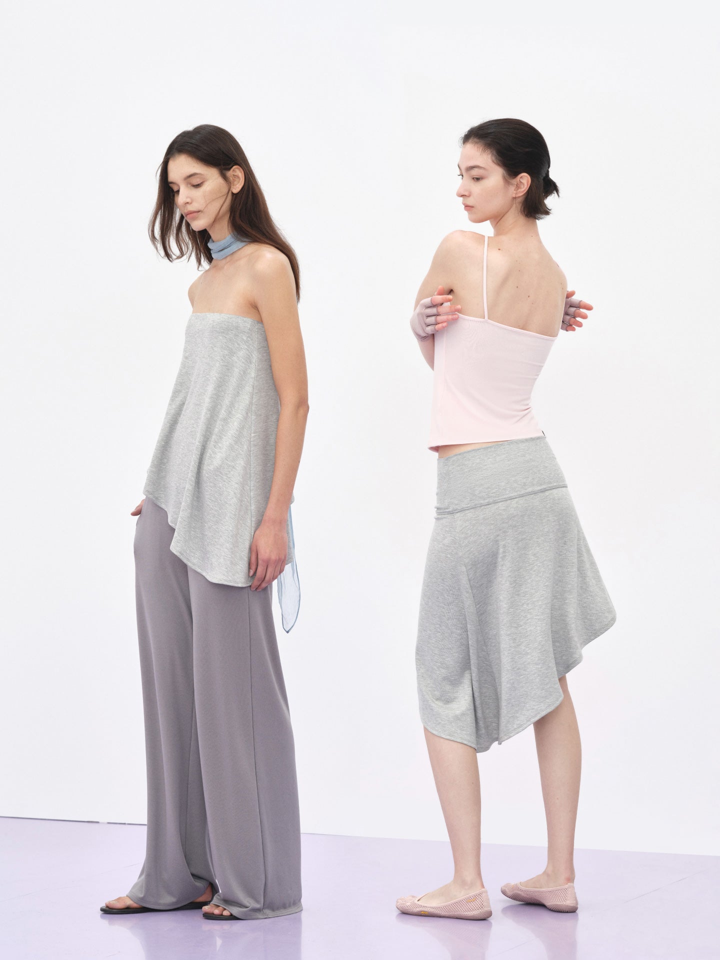 Multi-way “Shell” Tube Top / Skirt