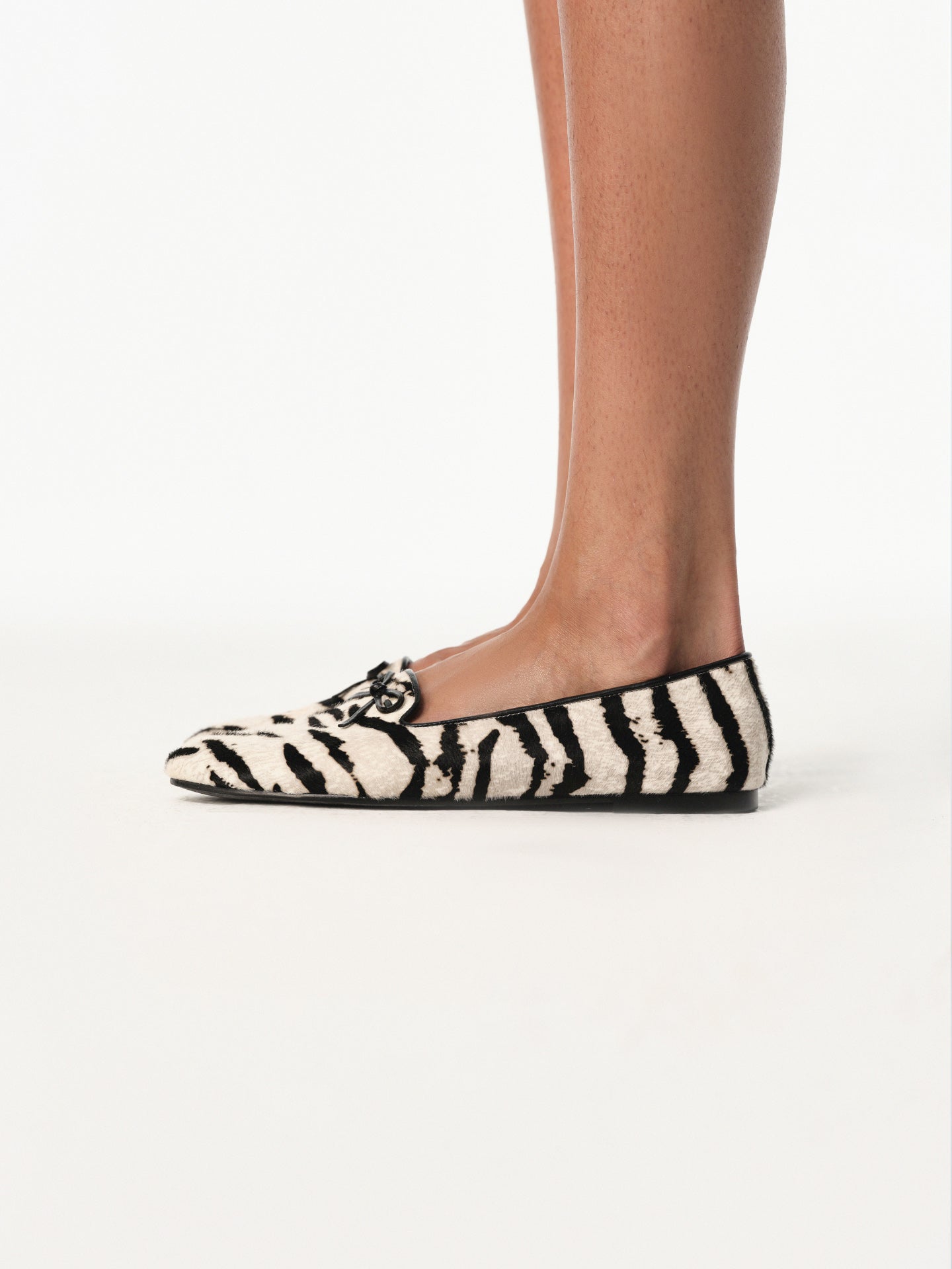 “Echo” Zebra Haircalf Loafer