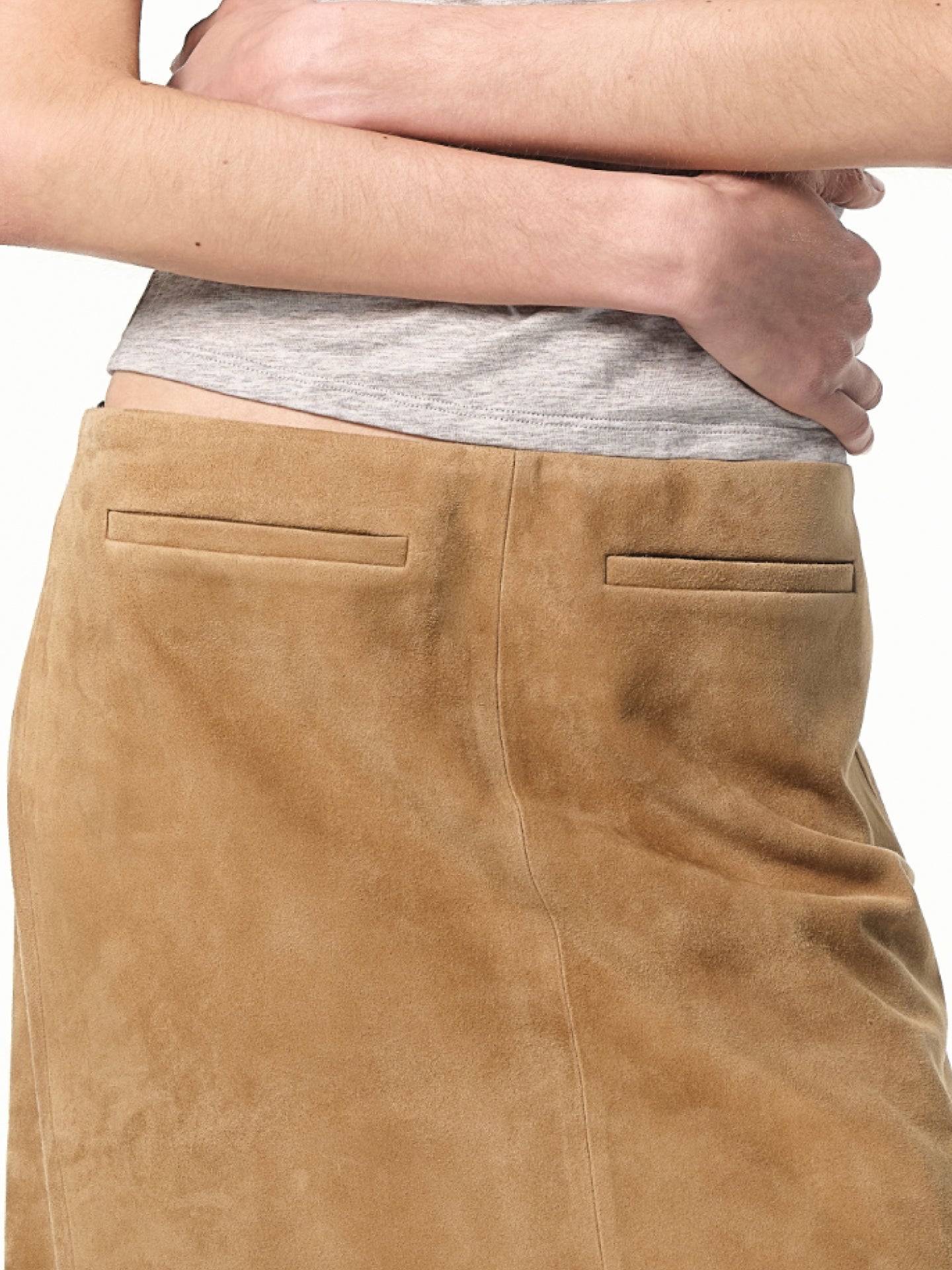 “Classique” Lambskin Straight Skirt