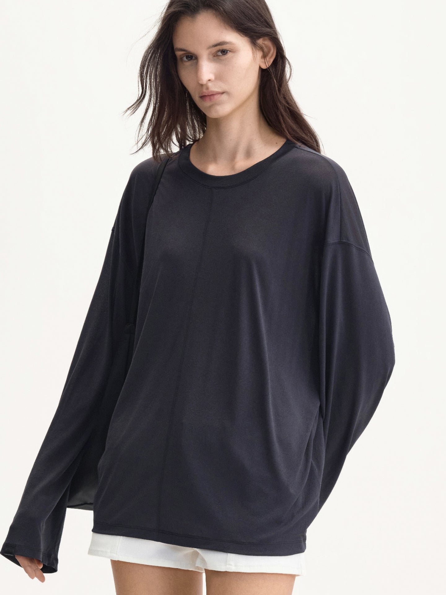 “Paper Silhouette” Sheer Acetate T-shirt