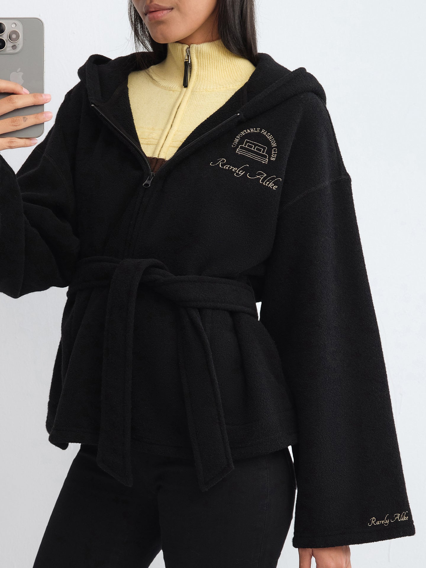CFC Club Embroidered Robe Coat
