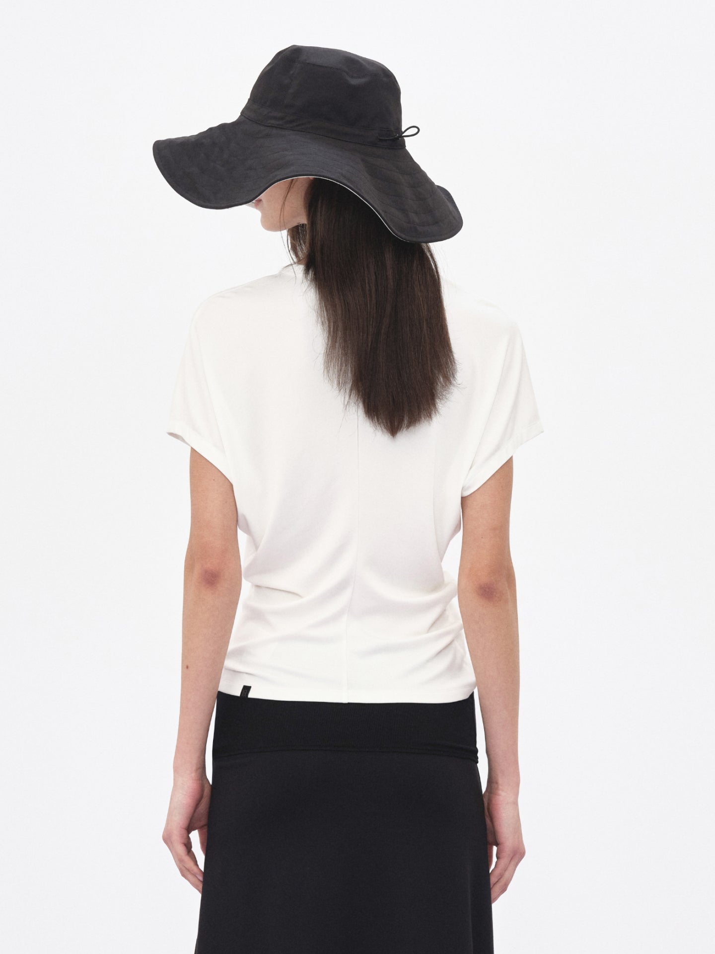 Soft Move Draped Fitted T-shirt