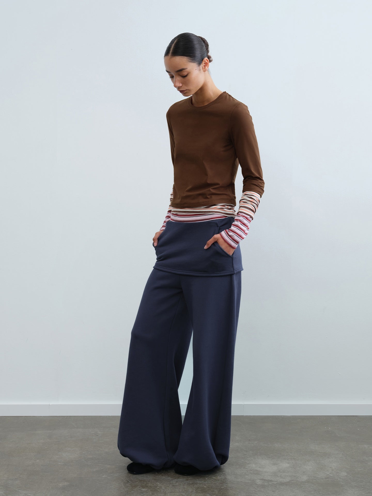 Colorblock Layered Stripe Top