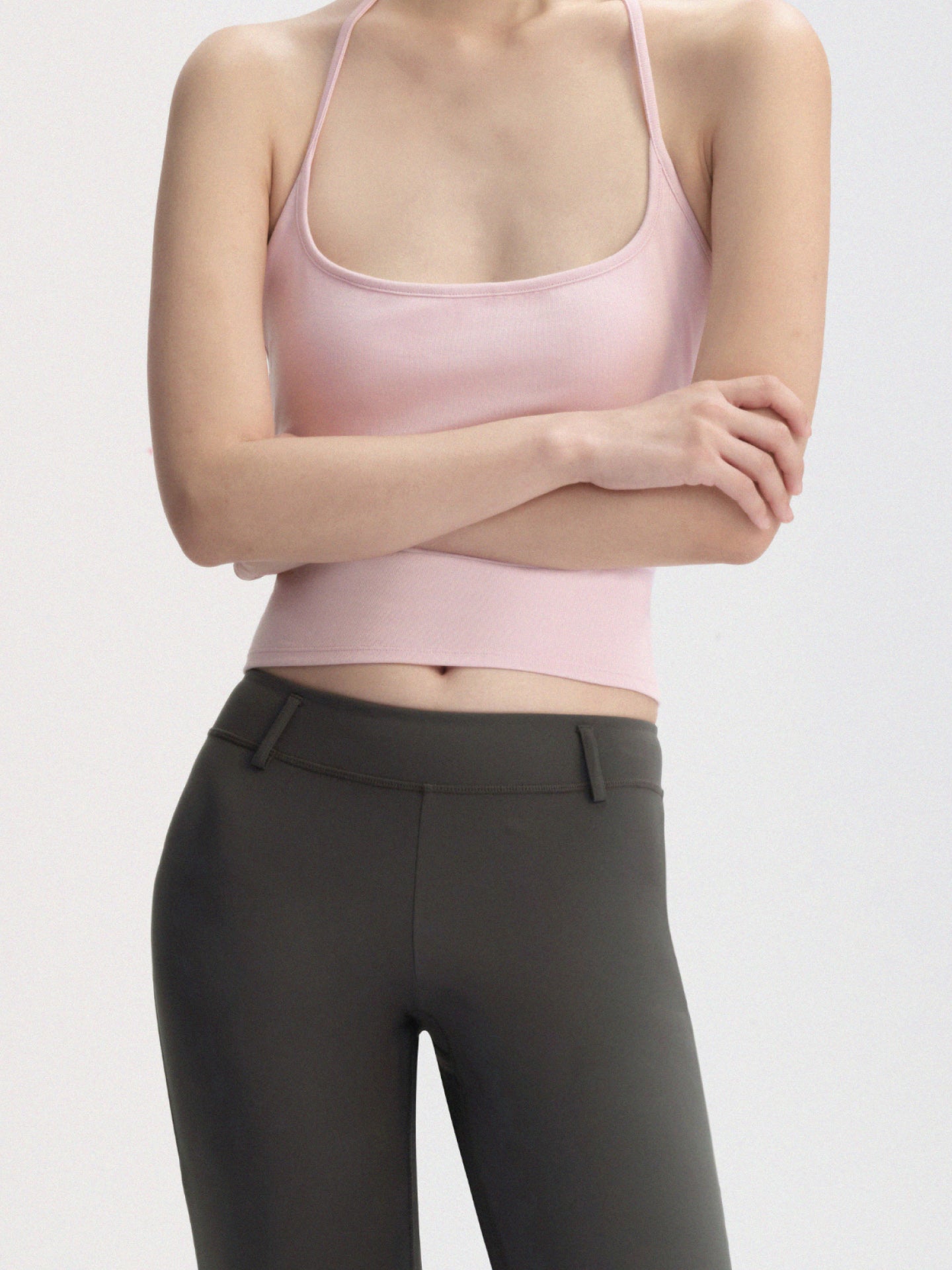 Contour Waist Mid-Rise Flare Pants