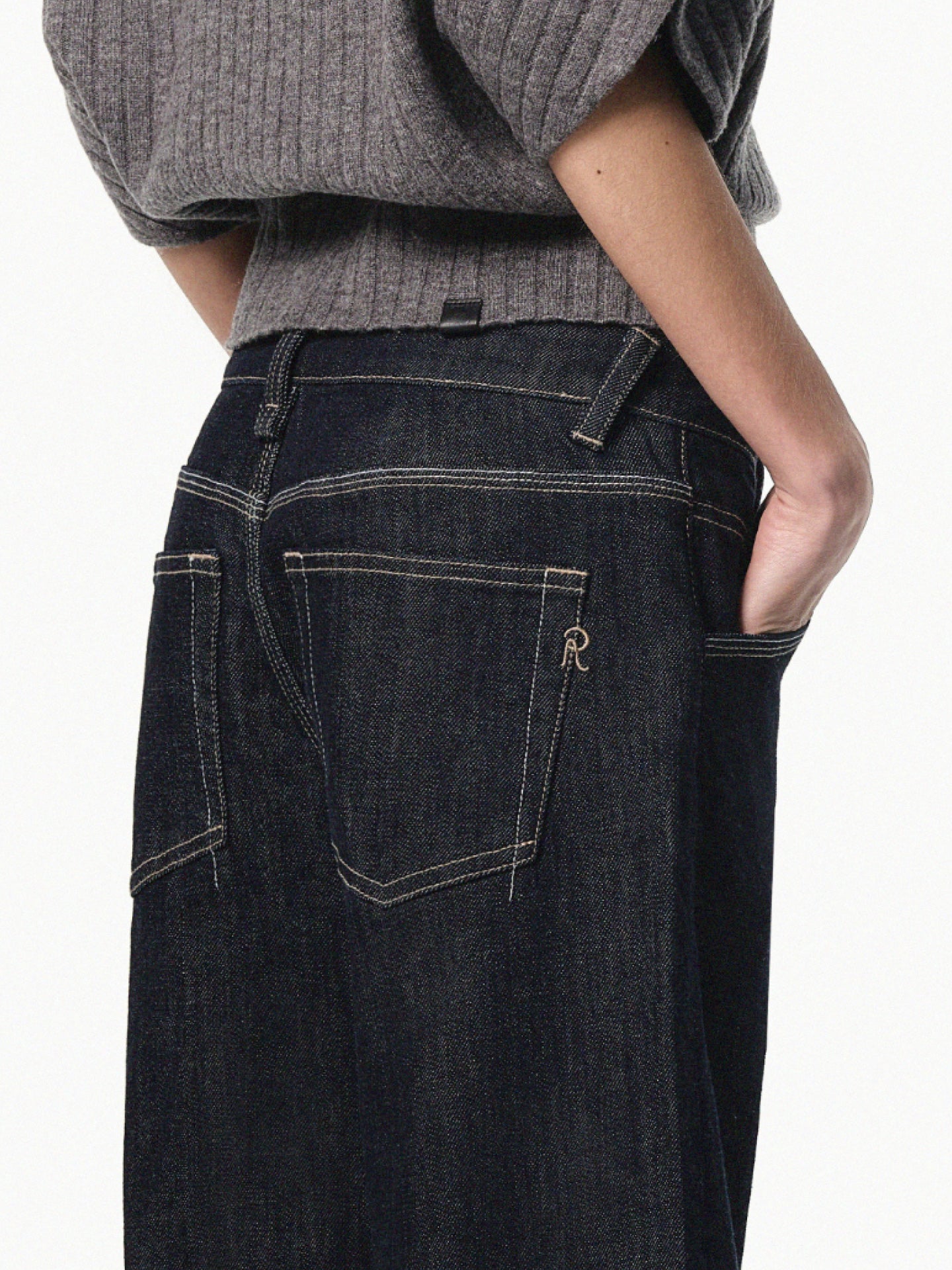 “Dandy” Low-rise Flared Jeans