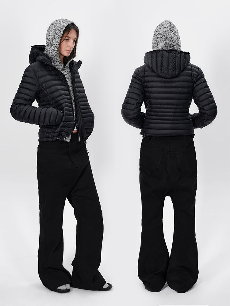 The Detachable Hooded Fitted Puffer Jacket