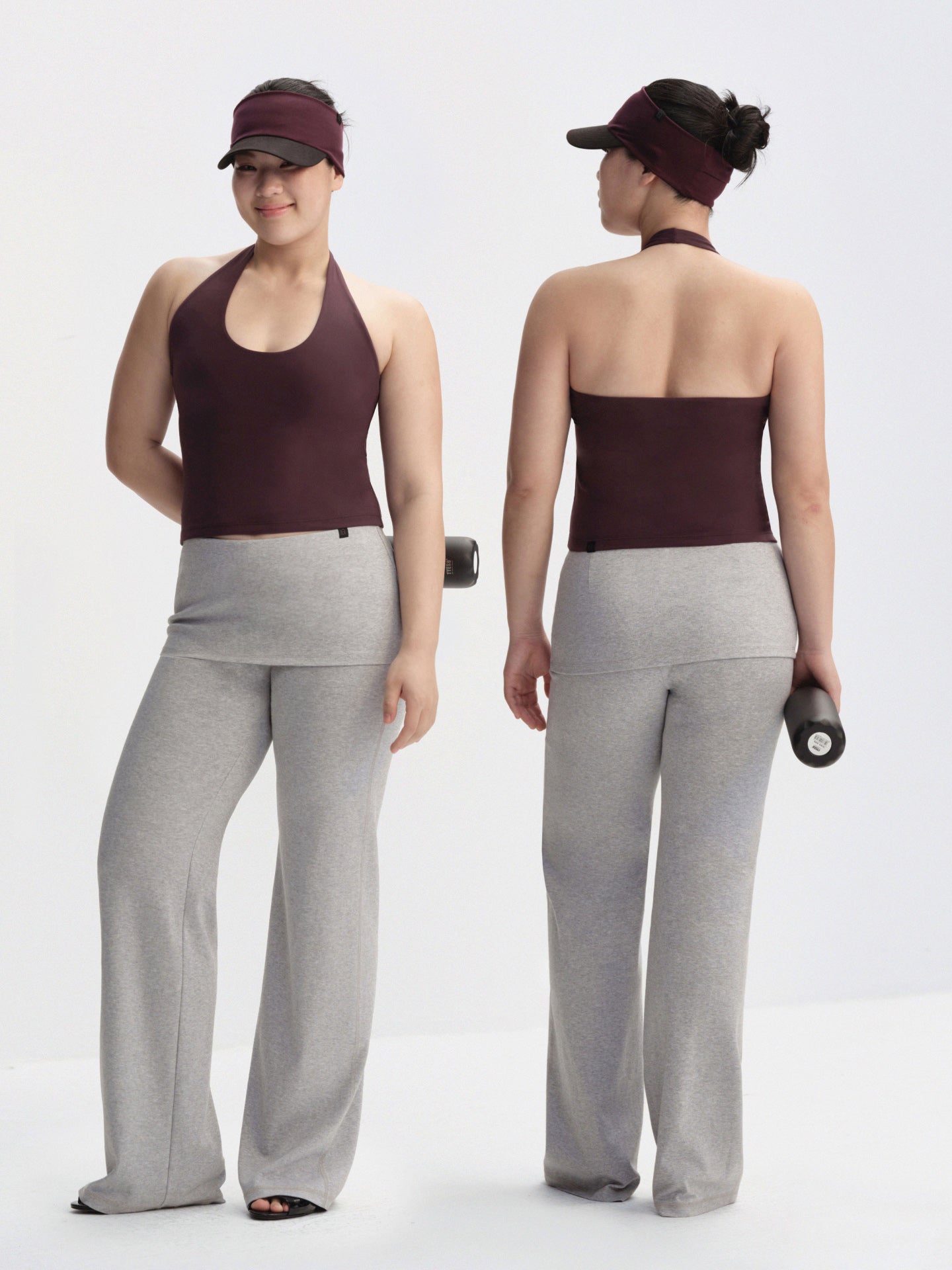Scoop-Neck Halter Yoga Tank