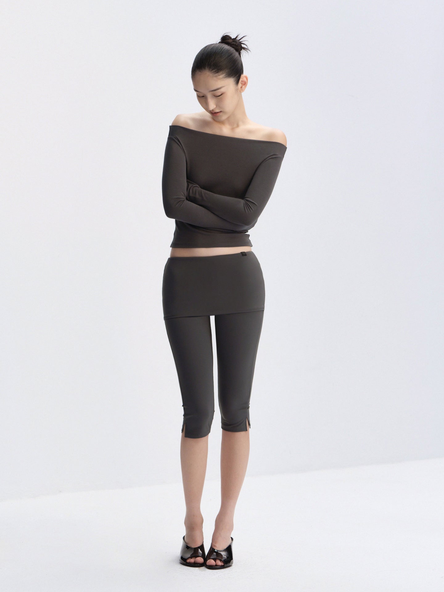 Off-Shoulder Contour Top