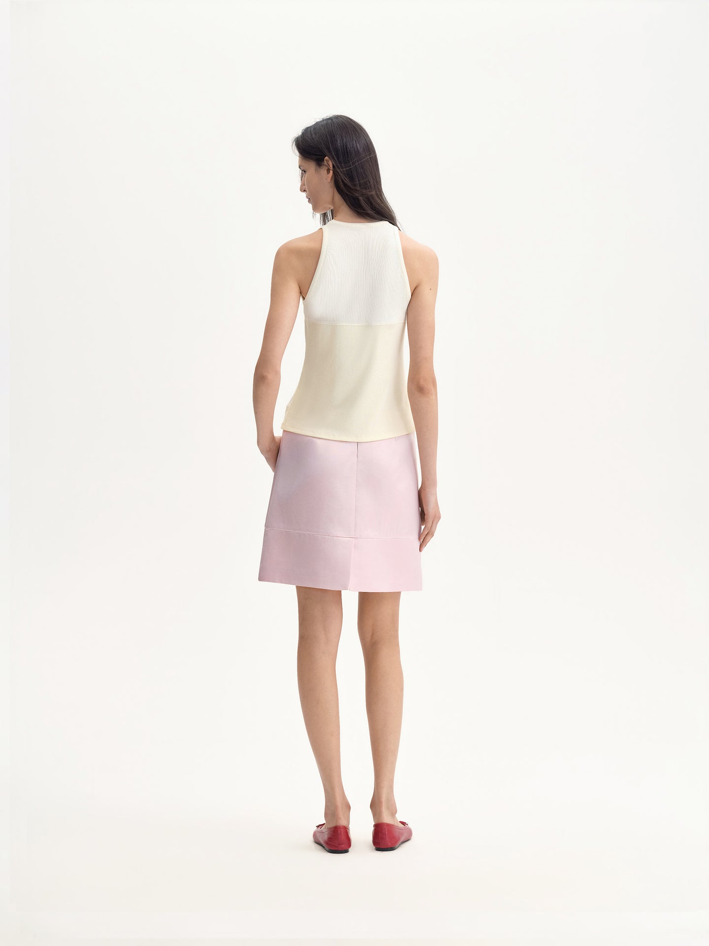 Modal Contrast Layered Tank Top