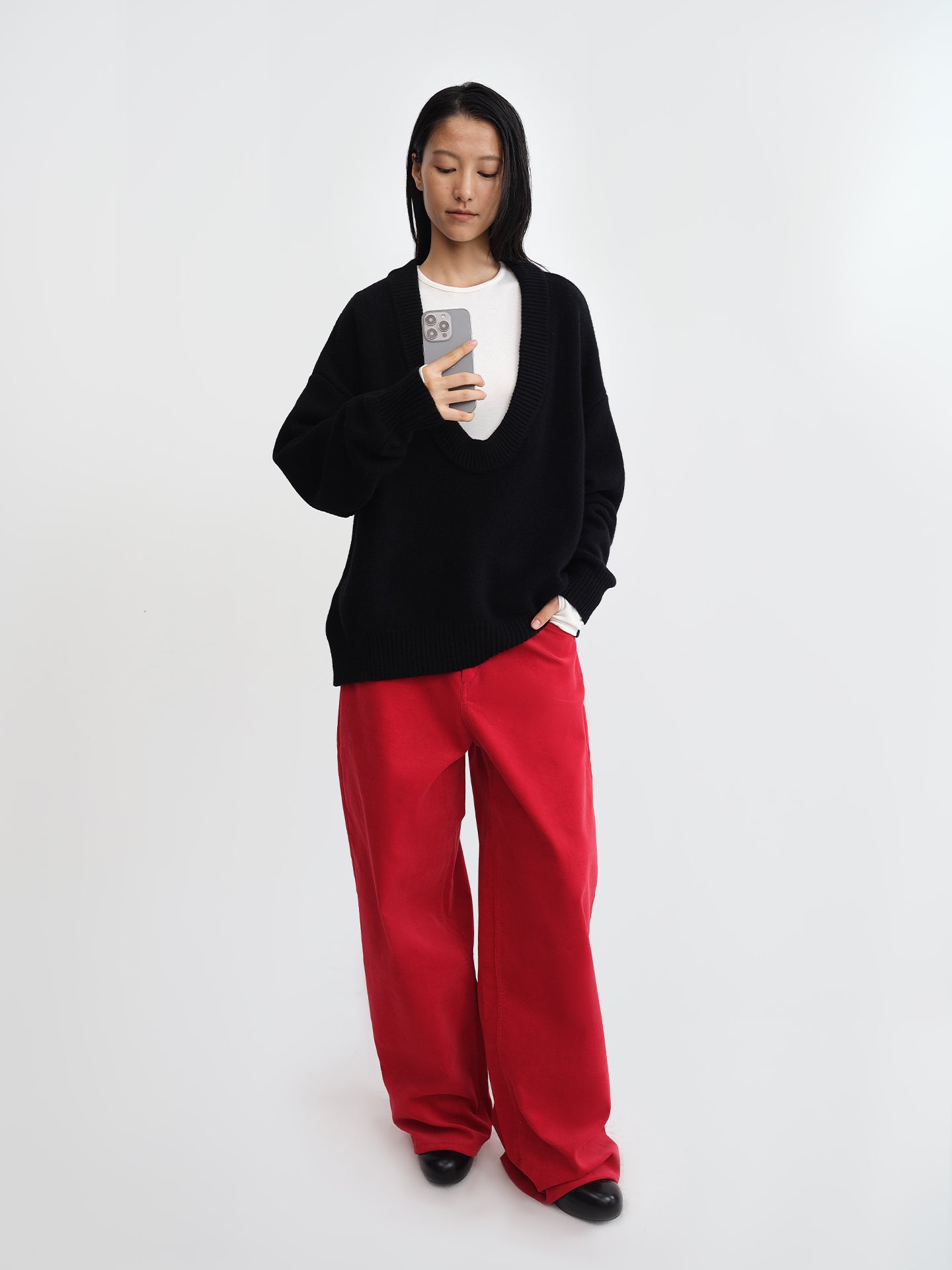 Plush Wide-Leg Pants