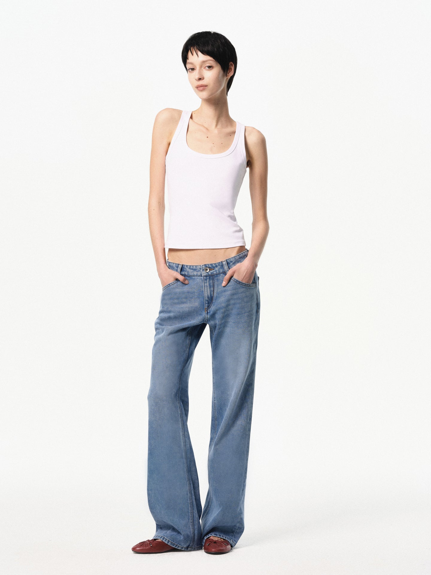 “Contour” Straight-leg Jeans