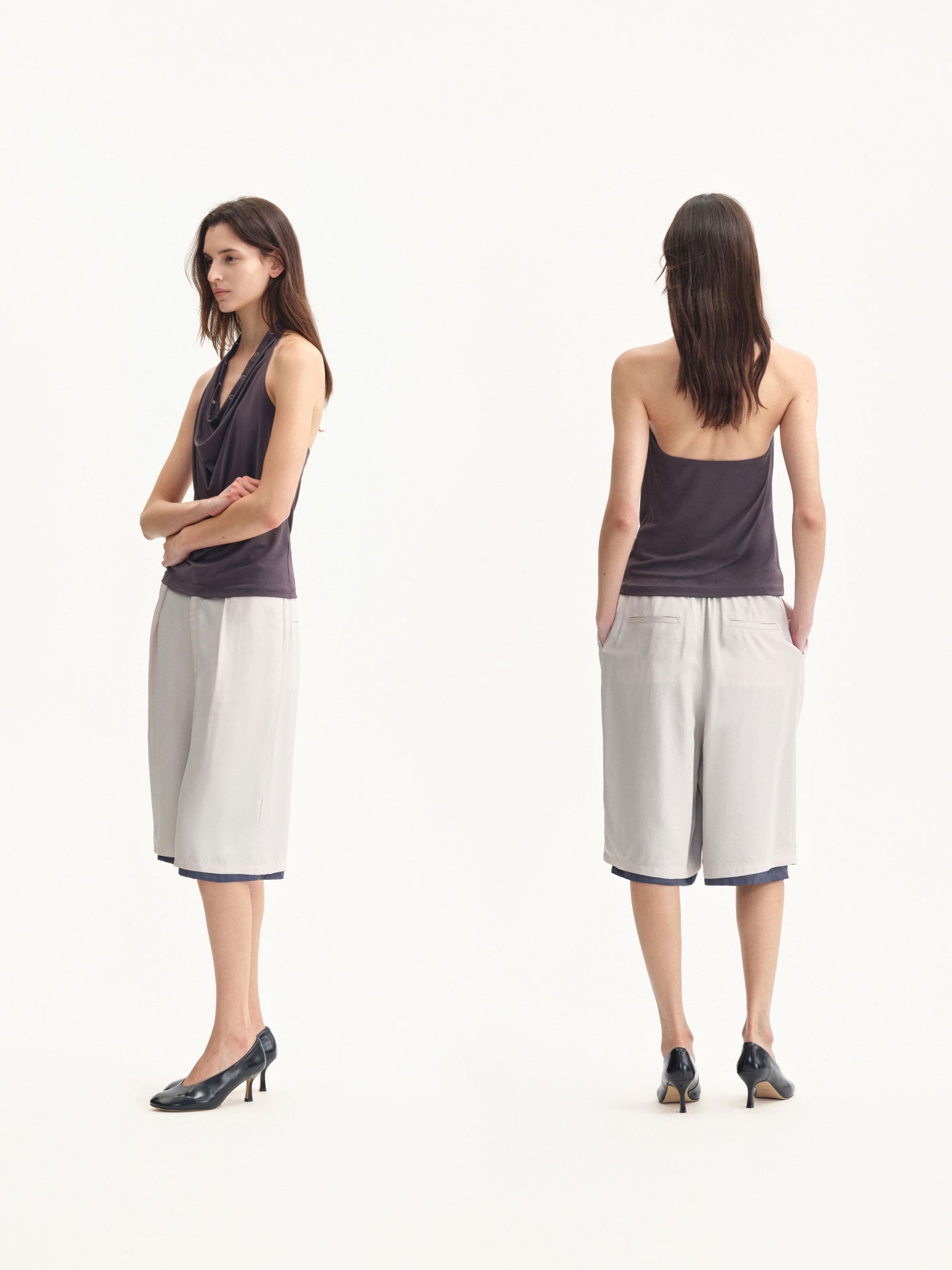 “Shore Breeze” Linen Bermuda Shorts