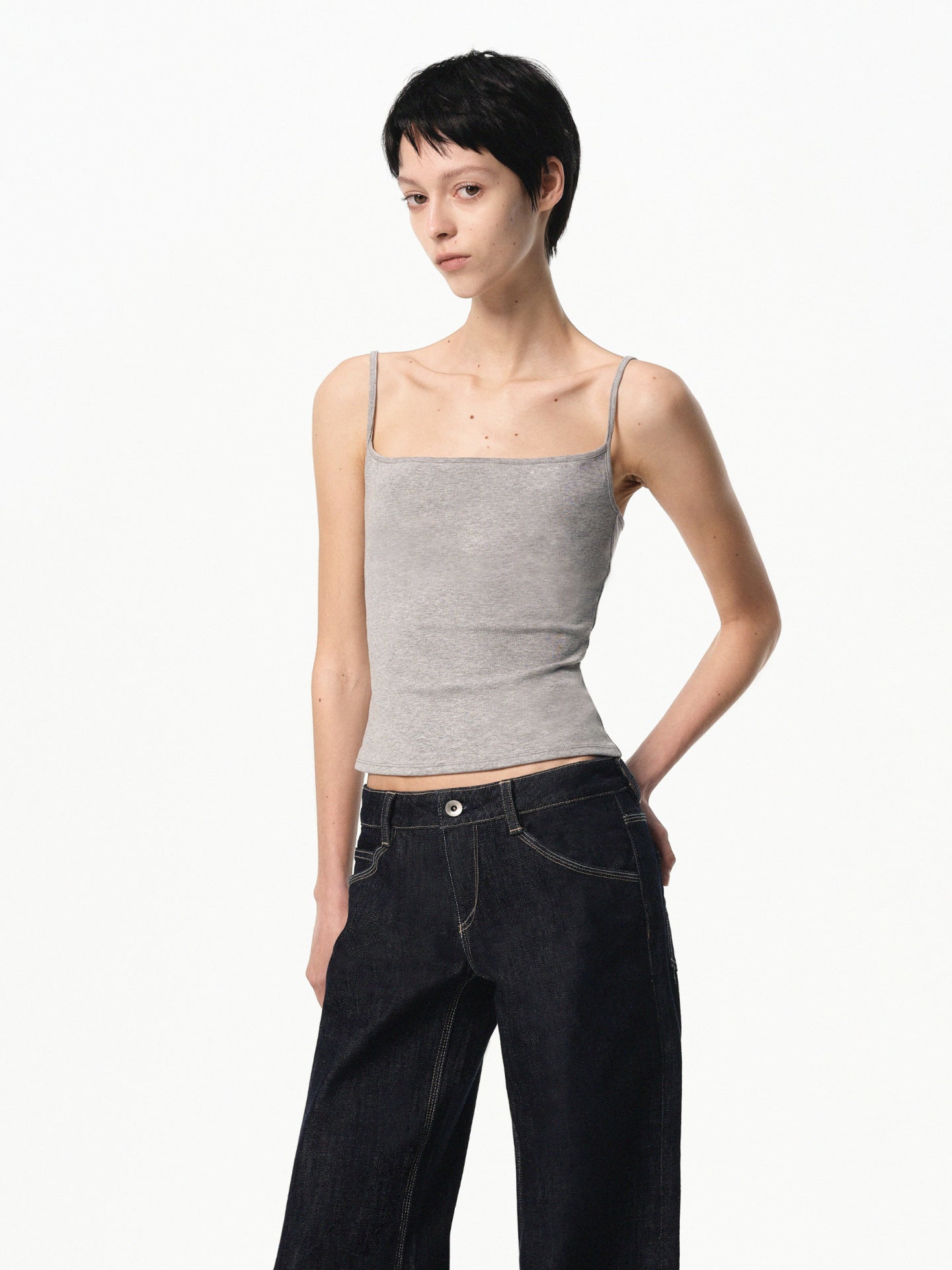 “Classique” Square-neck Cami Top