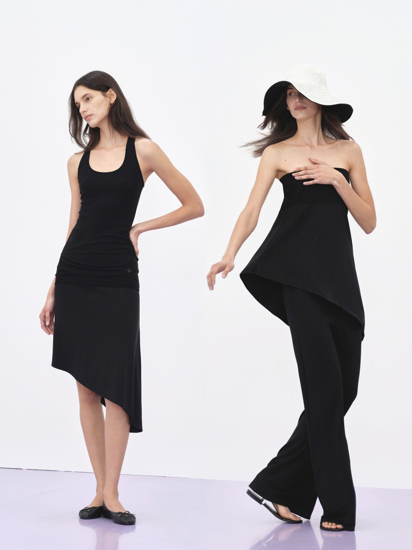 Multi-way “Shell” Tube Top / Skirt