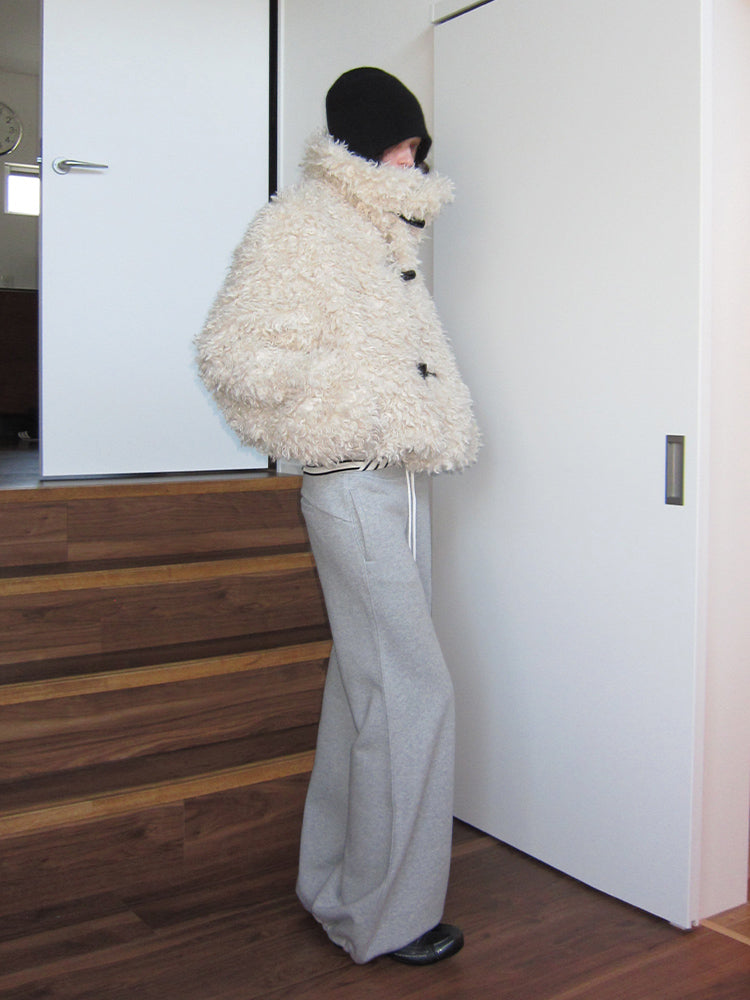 The Cropped Faux-fur Jacket