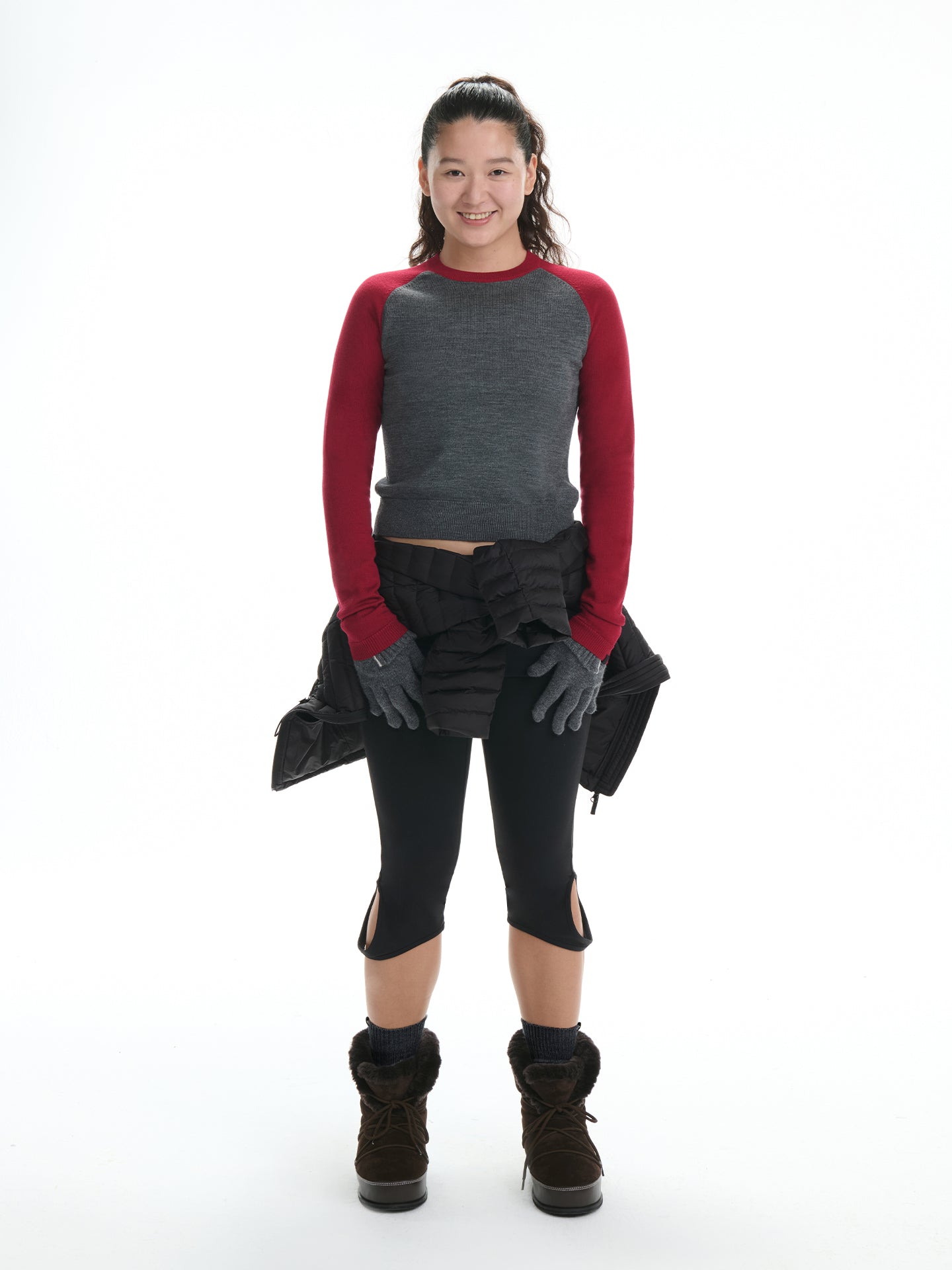 Ribbed Wool-Blend Crew Socks