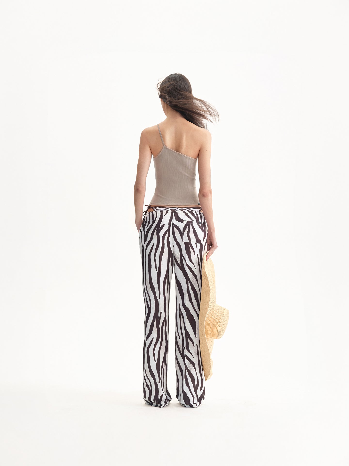 “Holiday Mood” Satin Lounge Trousers