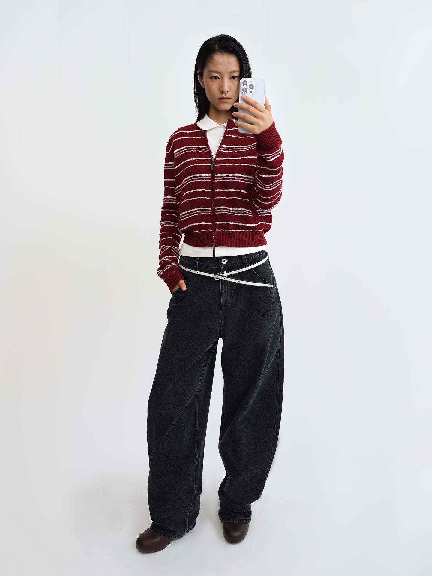 Tilda Mid-Rise Banana Denim Pants